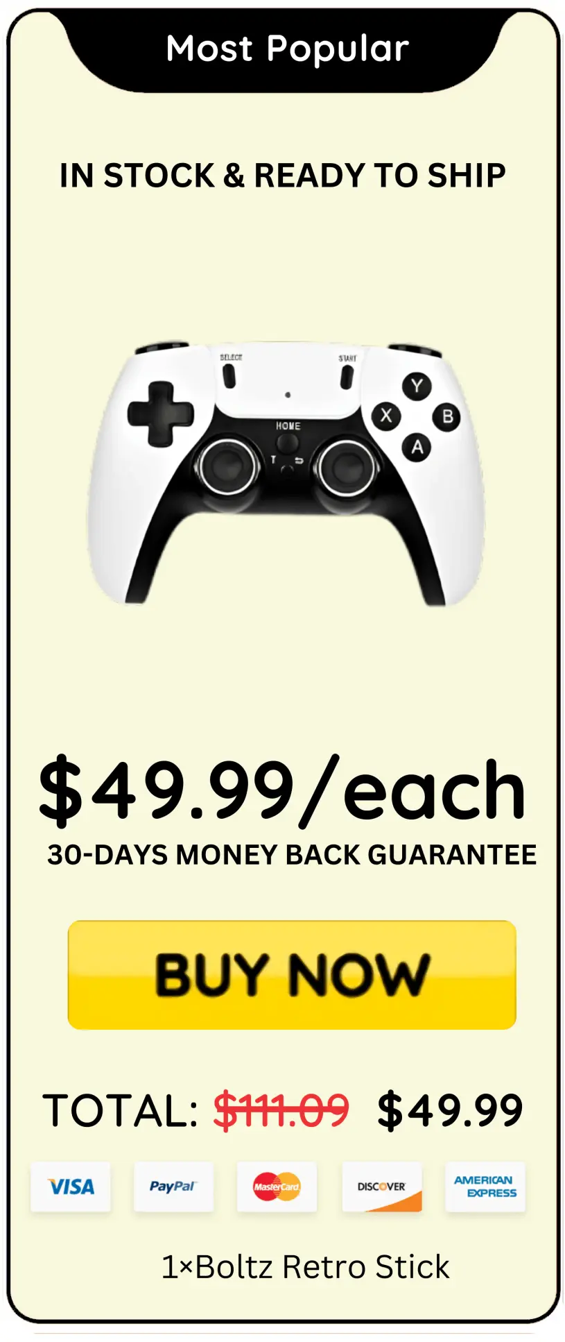 Boltz Retro Stick offer price